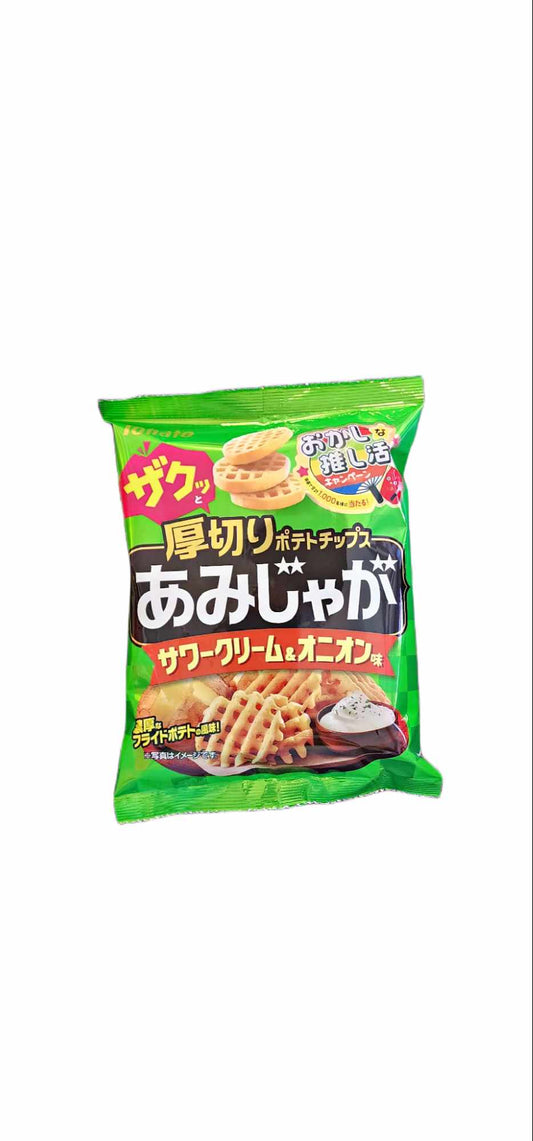 TOHATO-AMIJAGA POTATO CHIPS (SOUR CREAM & ONION)