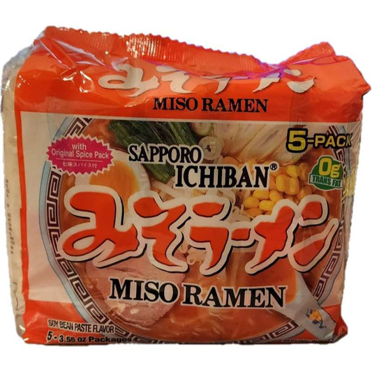 SAPPORO ICHIBAN MISO RAMEN PK 5*30G