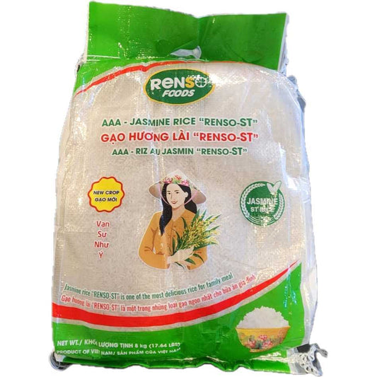 RENSO JASMINE RICE/ GẠO HƯƠNG LÀI 8KG