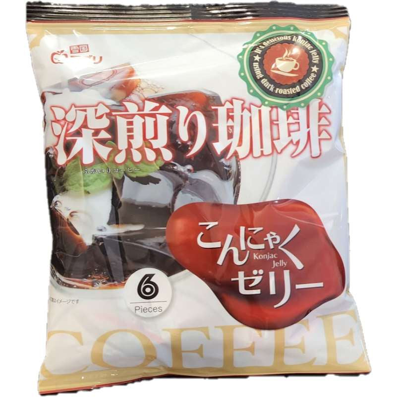 YUKIGUNI-KONJAC JELLY DEEP ROASTED COFFEE 103G