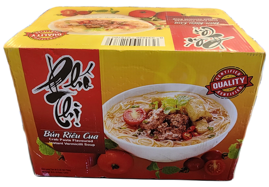 BUN RIEU CUA/VERMICELLI CRAB PASTE FLAVOR-WHOLE BOX-24BAGS