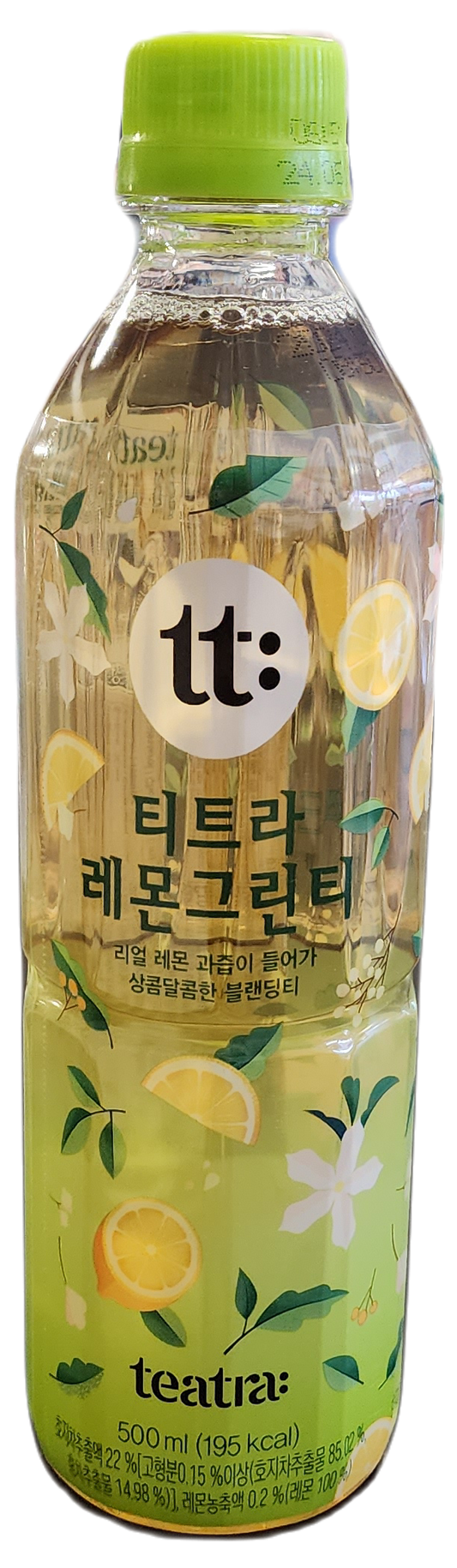 TEATRA: LEMON GREEN TEA 500ml