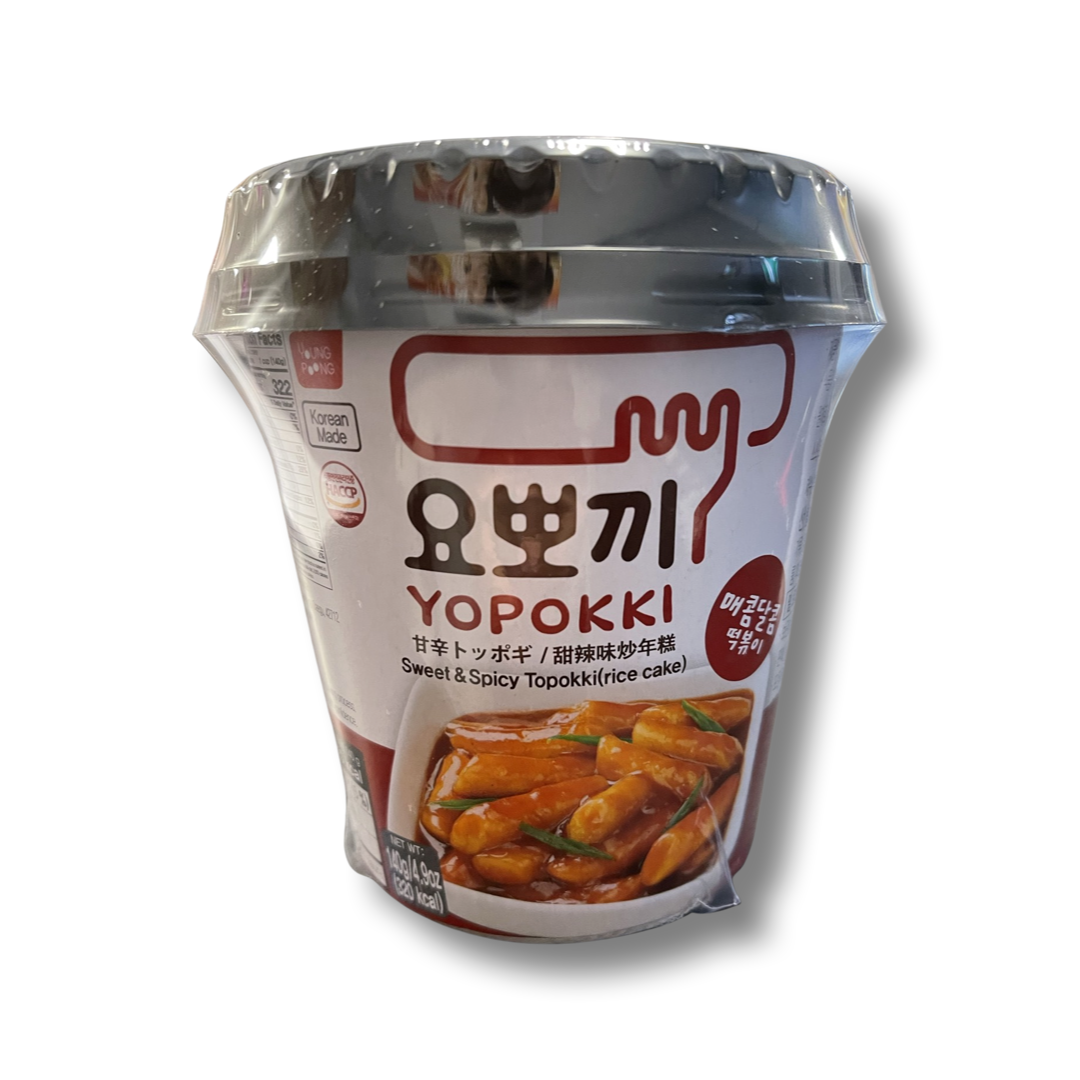 YP YOPOKKI CUP SPICY AND SWEET 140g