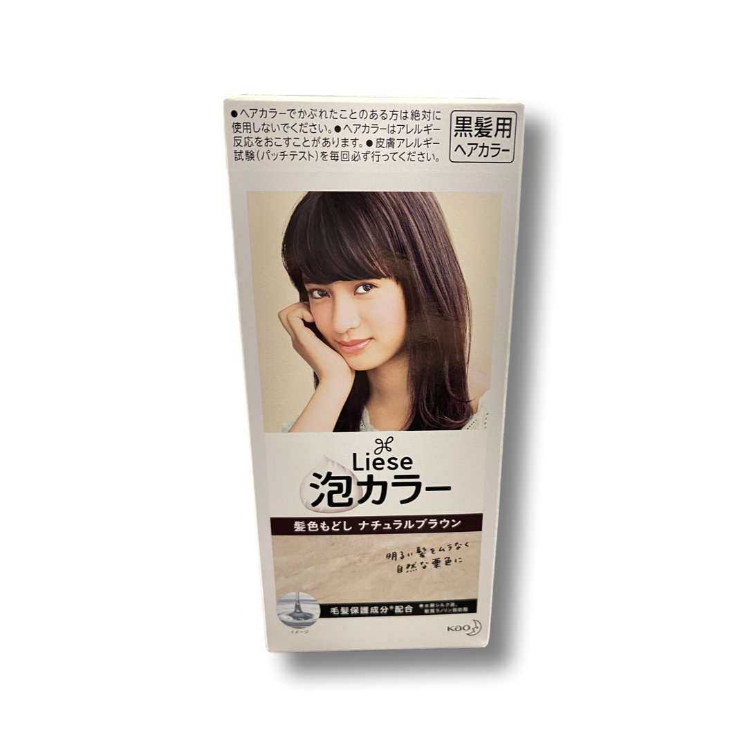 KAO LIESE BUBBLE COLOR HAIR NATURAL BROWN