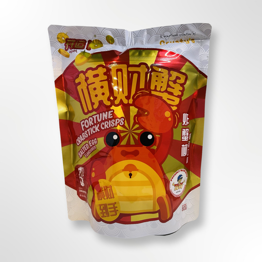 CRAB SALTED EGG YOLK FLVRD CRISPS  80G