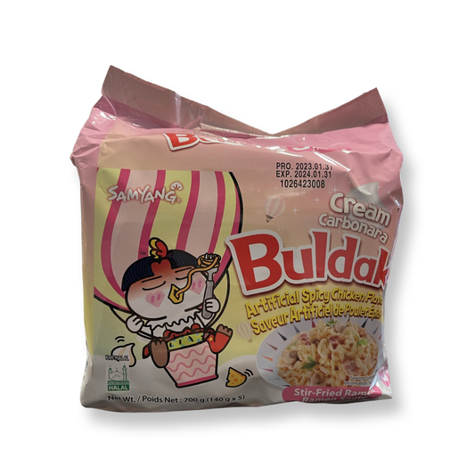 BULDAK RAMEN MULTI CREAM CARBONARA 140G*5