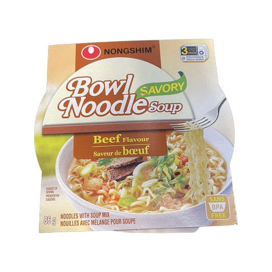 NONGSHIM SAVORY CHICKEN BOWL-MILD NDLE 86G