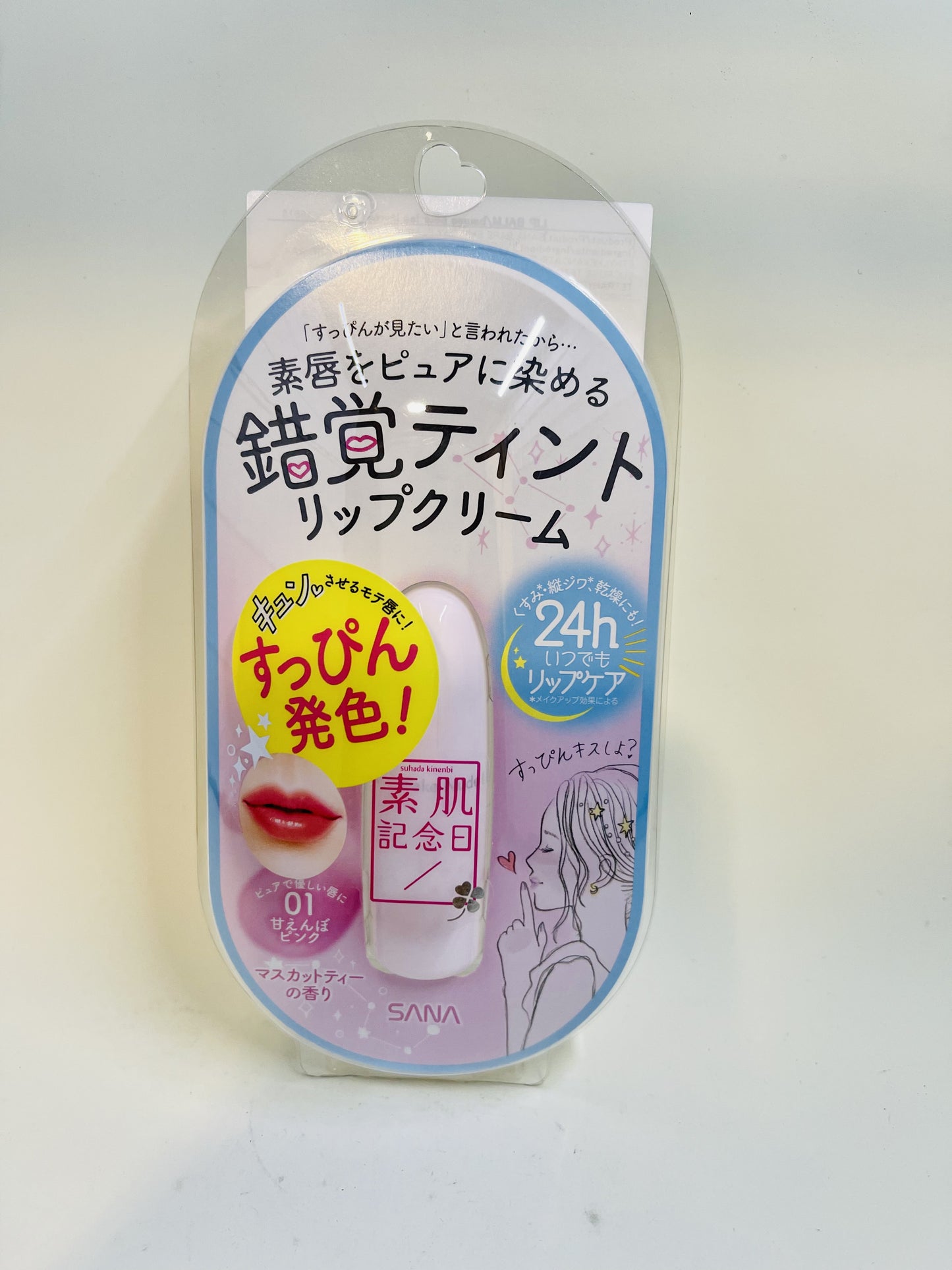 SANA SUHADA KINENBI FAKE NUDE LIP CREAM 01 PINK