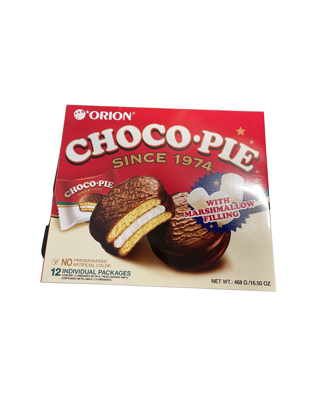 ORION CHOCO PIE 39gx12pcs