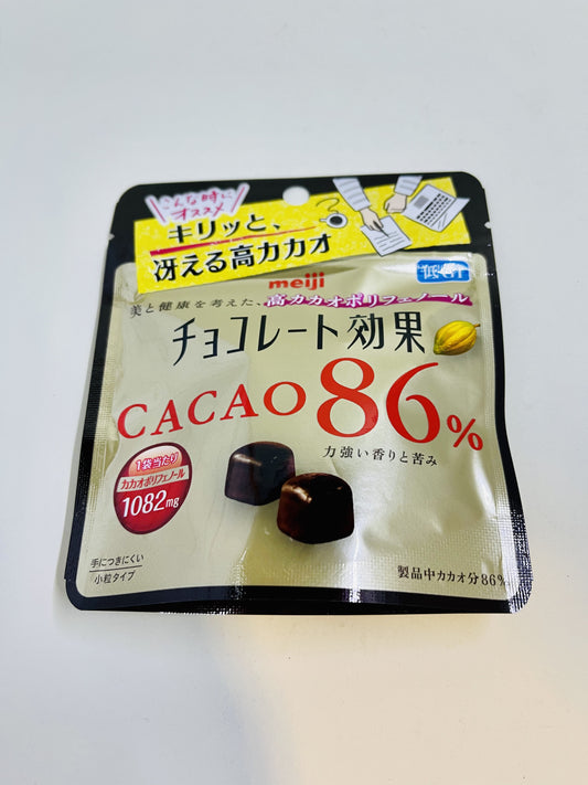 MEIJI CHOCOLATE EFFECT CACAO 86% 37g