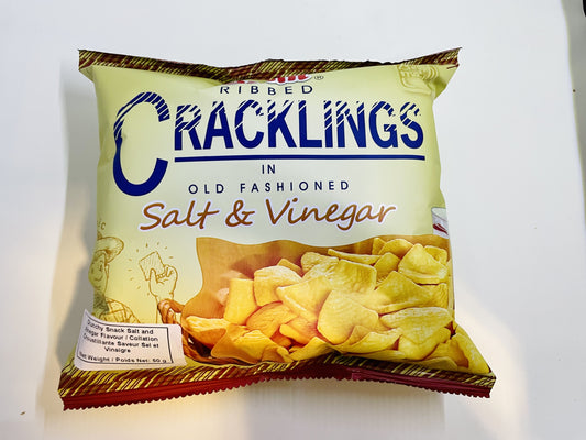 OISHI CRACKLING SALT & VINEGAR 50G