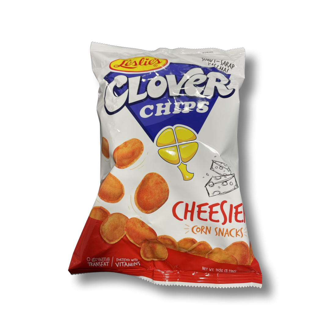 LESLIE’S CLOVER CHIPS CHEESE 145g