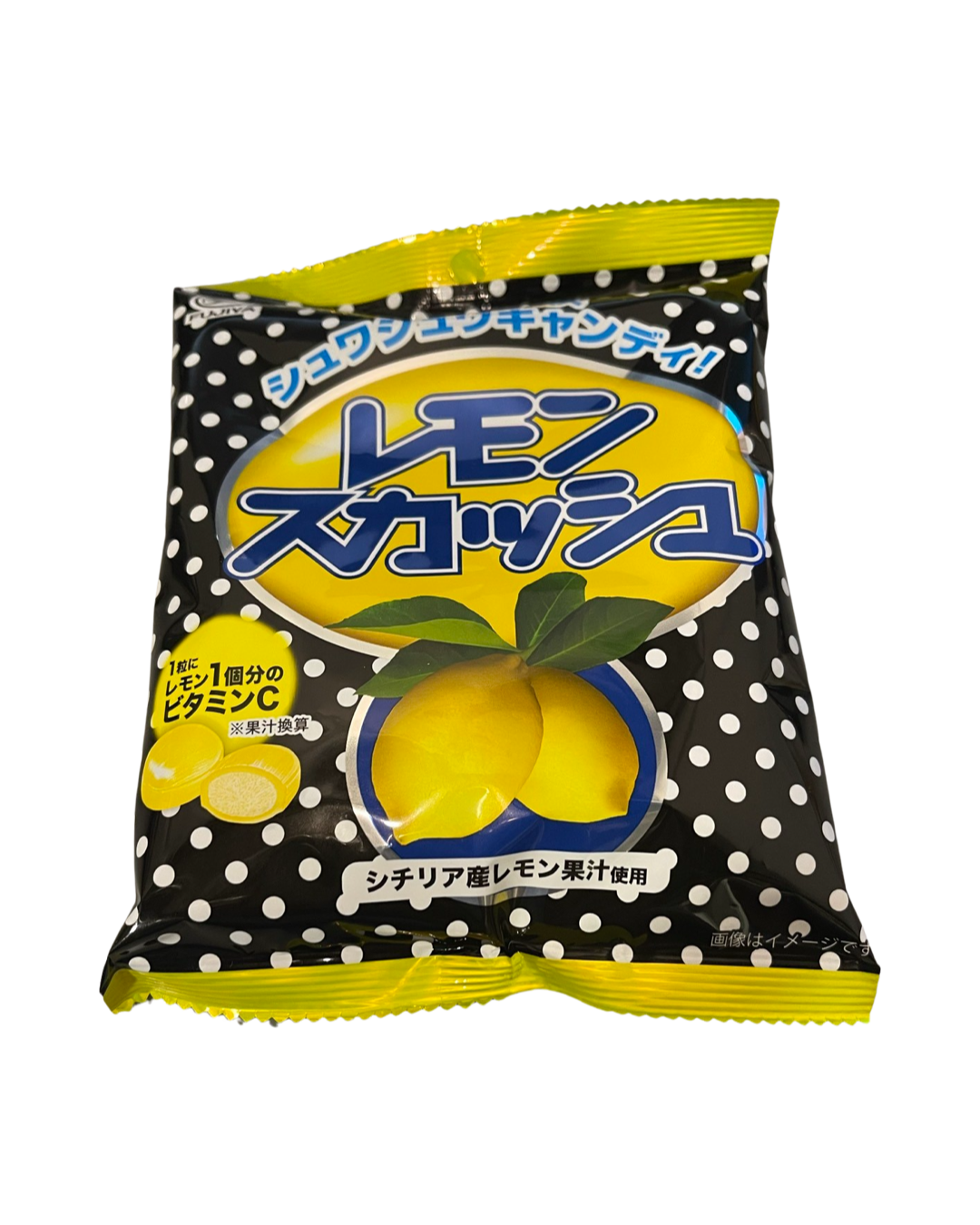 FUJIYA LEMON SQUASH CANDY BAG 72g