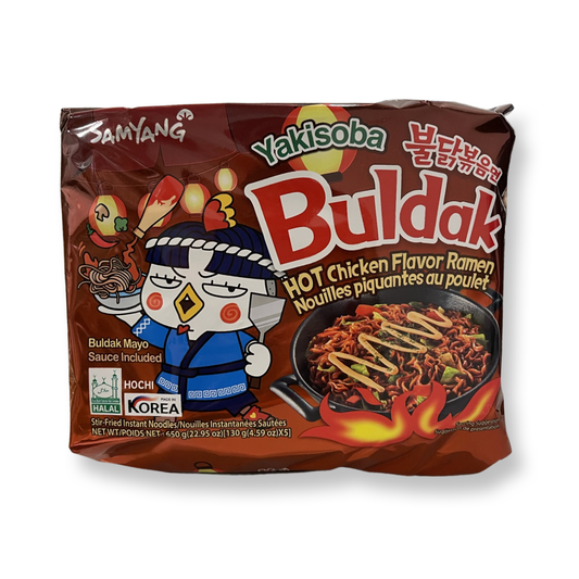 BUKDAK MULTI YAKISOBA- 130G-5PK