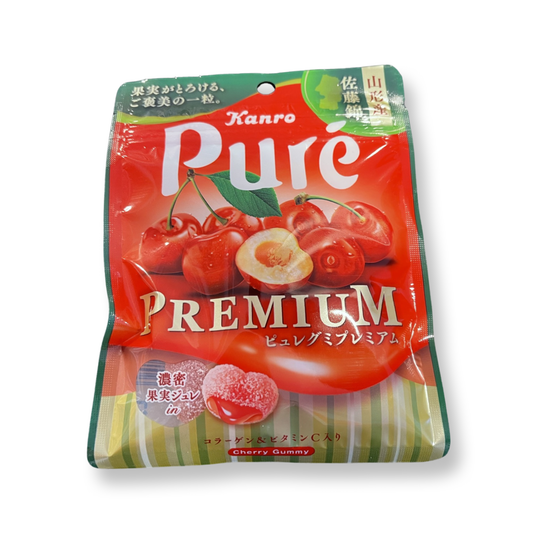 KANRO PURE GUMMY PREMIUM YAMAGATA SATO NISHIKI CHERRY