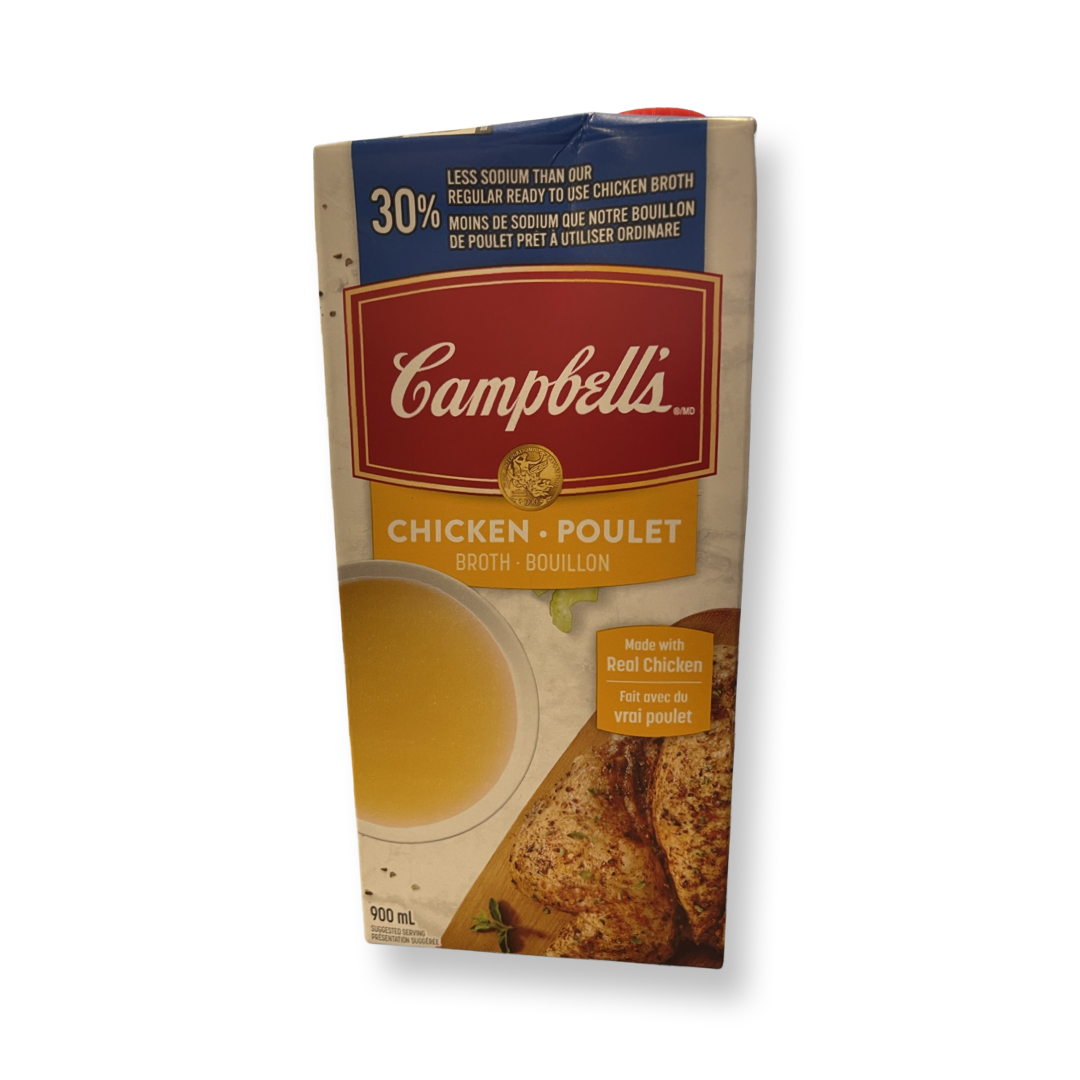 CAMPBELLS CHICKEN POULET BROTH