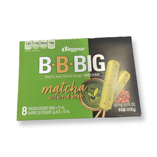 ICE BAR BB BIG GREEN TEA RED BEAN BINGGRAE 8pcs