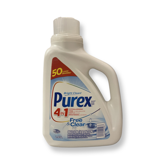 PUREX-DETERGENT FREE AND CLEAR