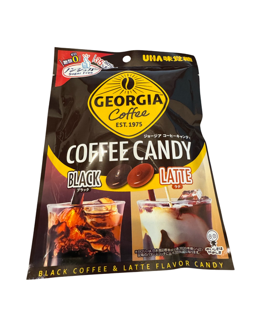 UHA LOW SUGAR HEORGIA COFFEE CANDY 65G