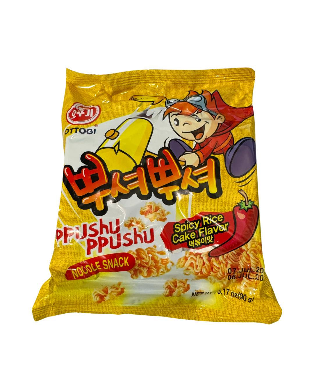 NOODLE SNACK SPICY RICE CAKE FLAVOUR